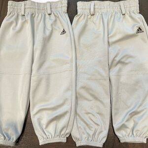 Adidas Aeroready Youth Grey Baseball Softball Pants